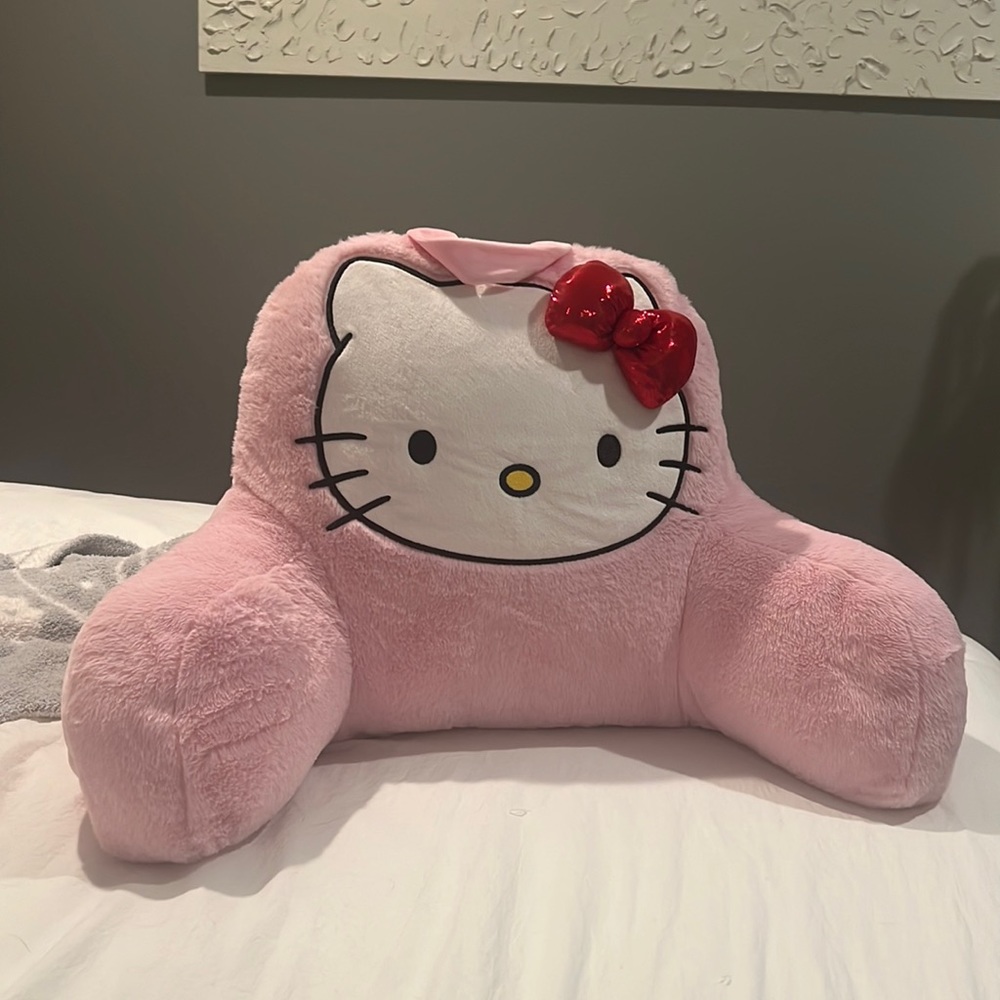 Hello kitty backrest pillow